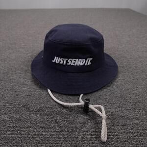 Jerry Of The Day Hat Bucket Fitted Unisex One Size Blue Just Send It Rope Cord